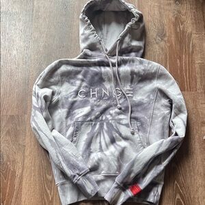 CHNGE Monochrome Tie-Dye Hoodie